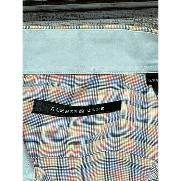 HammerMade Dress Shirt Long‎ Sleeve 39/15.5 - Picture 4 of 5